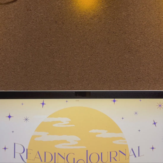 Digital Reading Journal for Goodnotes and Notability